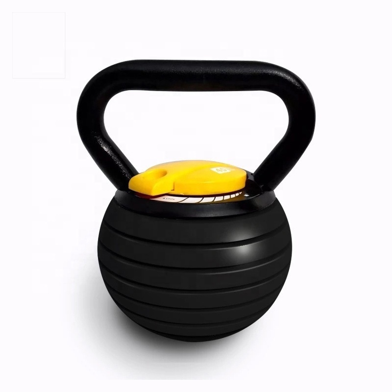 Hot Custom Gym Workout Strength Training 20lb 40lb Adjustable Cast Iron Kettlebells Set Competition Kettlebell