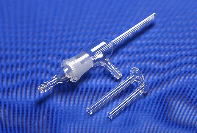 Pyrex Pipe Tube Transparent Borosilicate Glass Clear Custom Work for BET Test Tube Quartz Glass Sample Funnel shape