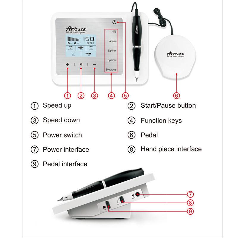 Permanent Makeup Cartridge needle Cosmetic Tattoo Machine