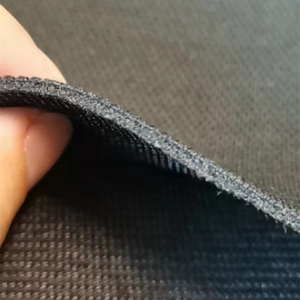 Polyester merry mesh fabric lamination with 4mm sponge foam