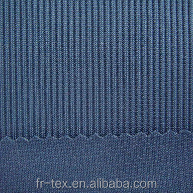 2*2 rib fabric 91% polyester 9% spandex for cuff collar hem