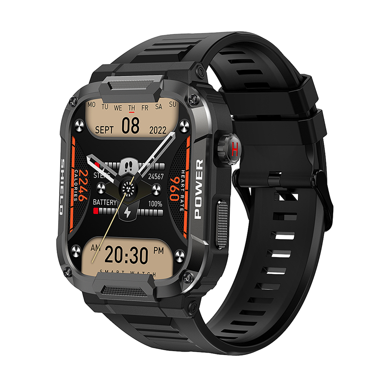 Sport smart watch MK66 1.85inch long battery life BT call IP68 waterproof Step heart rate reloj inteligente MK66 Smartwatch