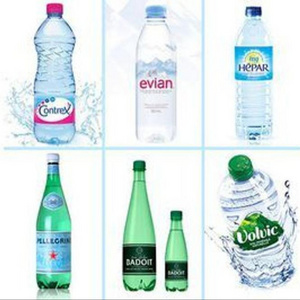 PERRIER , EVIAN , SAN PELLEGRINO , VOLVIC , VITTEL MINERAL WATER