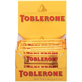 Toblerone Swiss Milk Chocolate with Honey & Almond Nougat