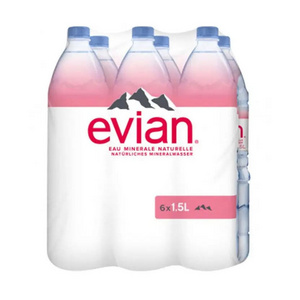 Pure Healthy  Evian Natural Mineral Water