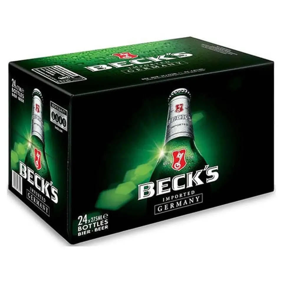 33cl  Becks Beers/  33cl bottlse and cans drink