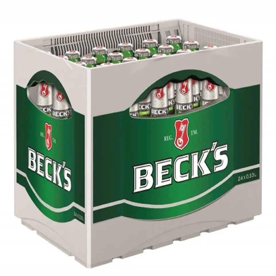 33cl  Becks Beers/  33cl bottlse and cans drink