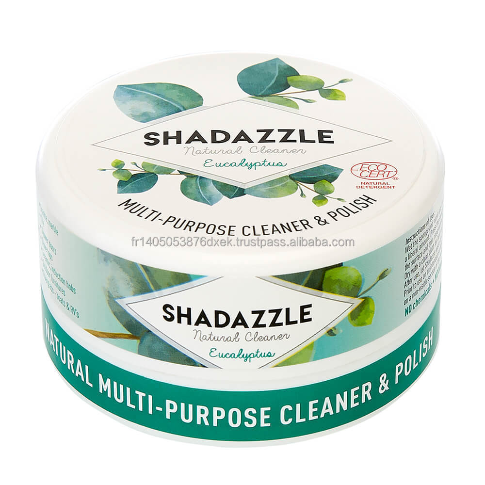 Shadazzle Natural All Purpose Cleaner and Polish Eucalyptus fragrance ECOCERT Detergent Biodegradable Universal Made in France