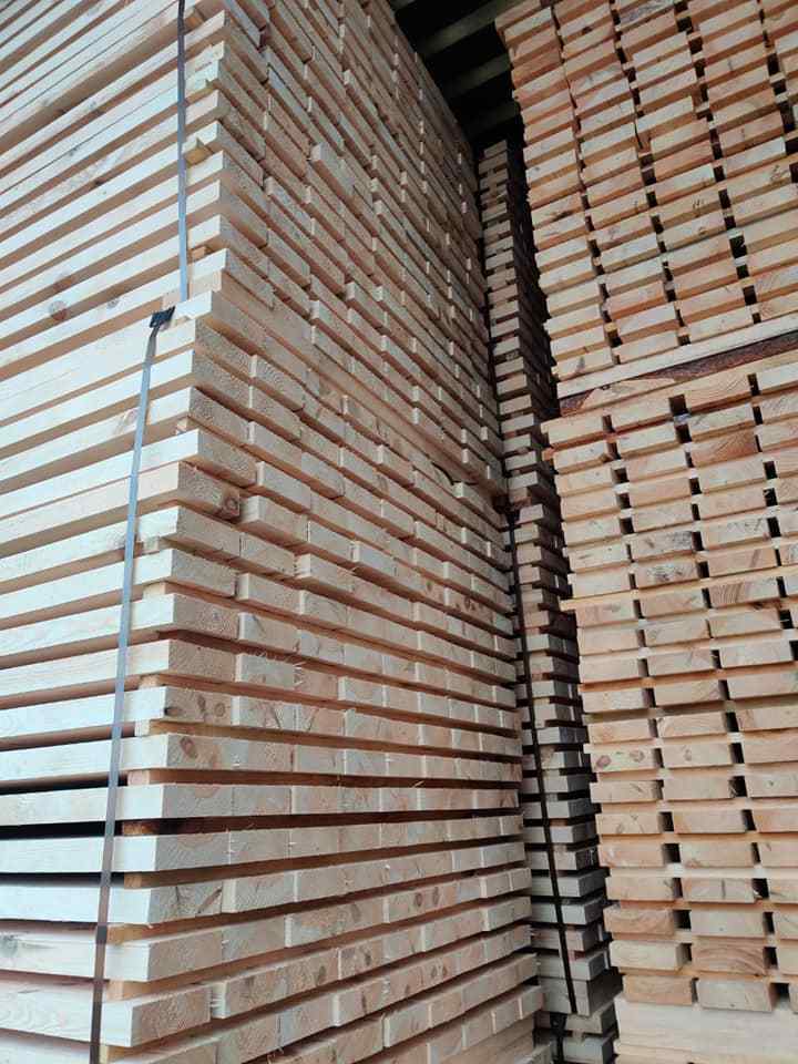 2 x 6 inches (19 x 286 mm) Pine Spruce Raugh sawn timber For Construction