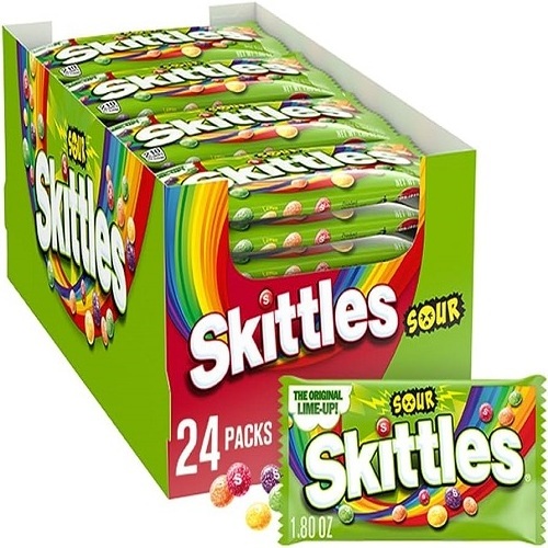 40g candy rainbow candy colorful skittles fruity flavor candy