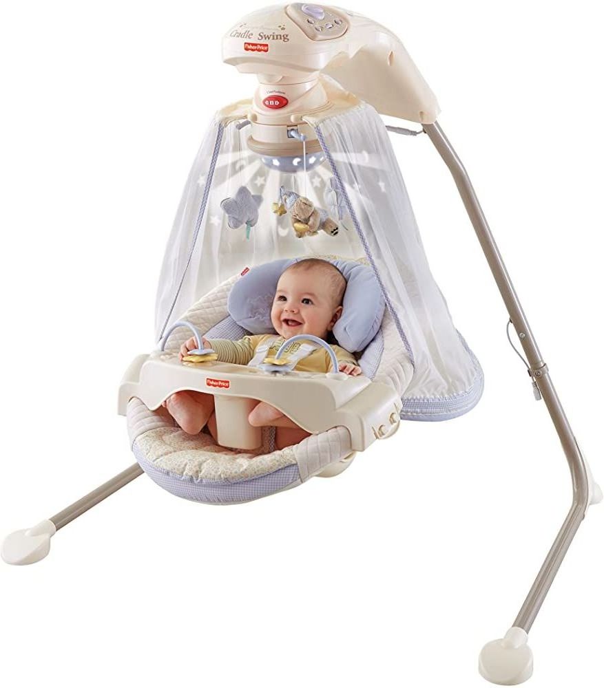 Amazon Trendy Electric Baby Crib Smart Baby Swing Chair Modern Baby Cradle Swing Bed