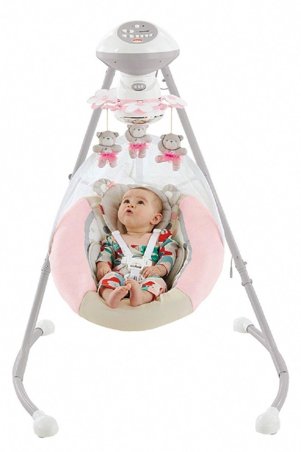 Amazon Trendy Electric Baby Crib Smart Baby Swing Chair Modern Baby Cradle Swing Bed