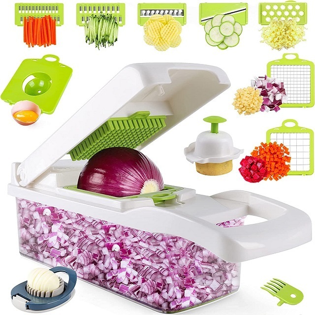 Multifunctional hand chopper vegetable slicer spiralizer onion mixcer fruit vegetable chopper slicer dicer