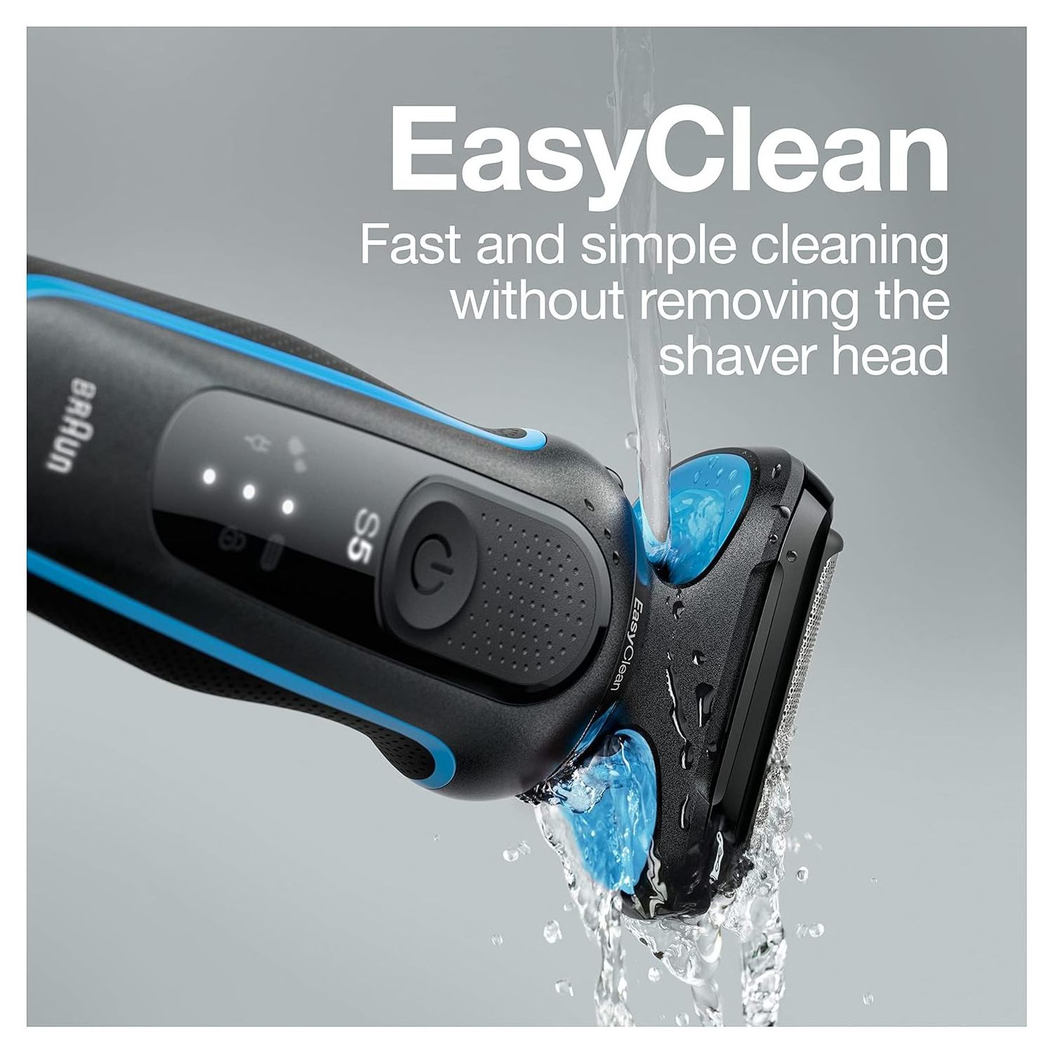 Braun Series 5 5031s Electric Shaver with Precision Trimmer and Cleansing Brush Attachments, Wet & Dry, Rechargeable