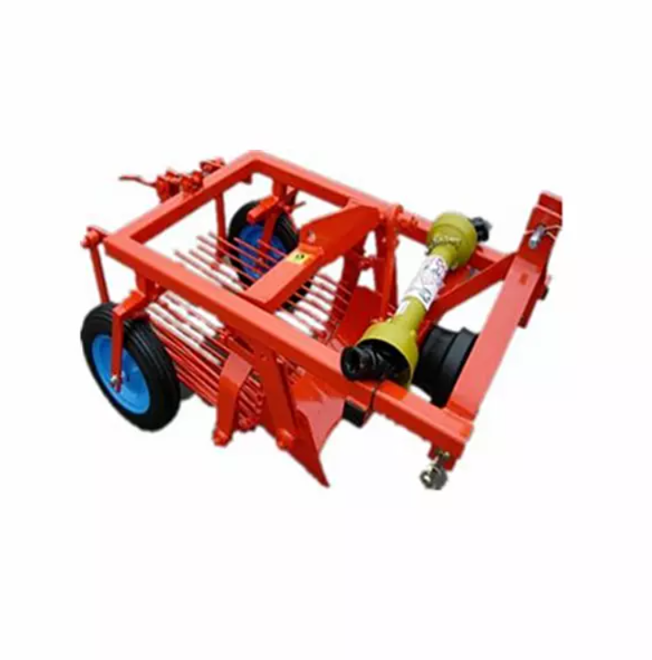 Agriculture Multifunctional Double Rows Potato Harvester Tillers / Mini Tractor Potato Digger