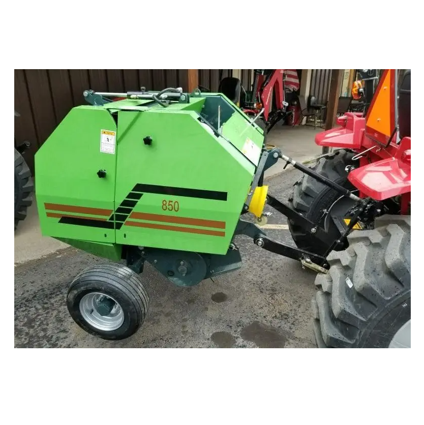 hot sale farm machinery mini small Round Haybaler 850,870,1070,1090 for mini tractor,agriculture machinery  mini round baler