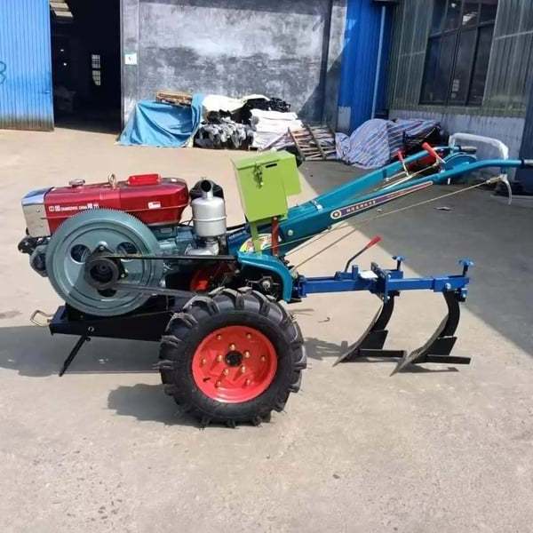 Cheap 22hp Rotary tiller hand mini 2 wheel walking tractor caltivator agriculture walk behind tractor two wheel tractor diesel