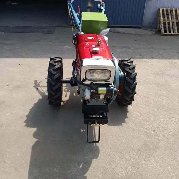 Cheap 22hp Rotary tiller hand mini 2 wheel walking tractor caltivator agriculture walk behind tractor two wheel tractor diesel