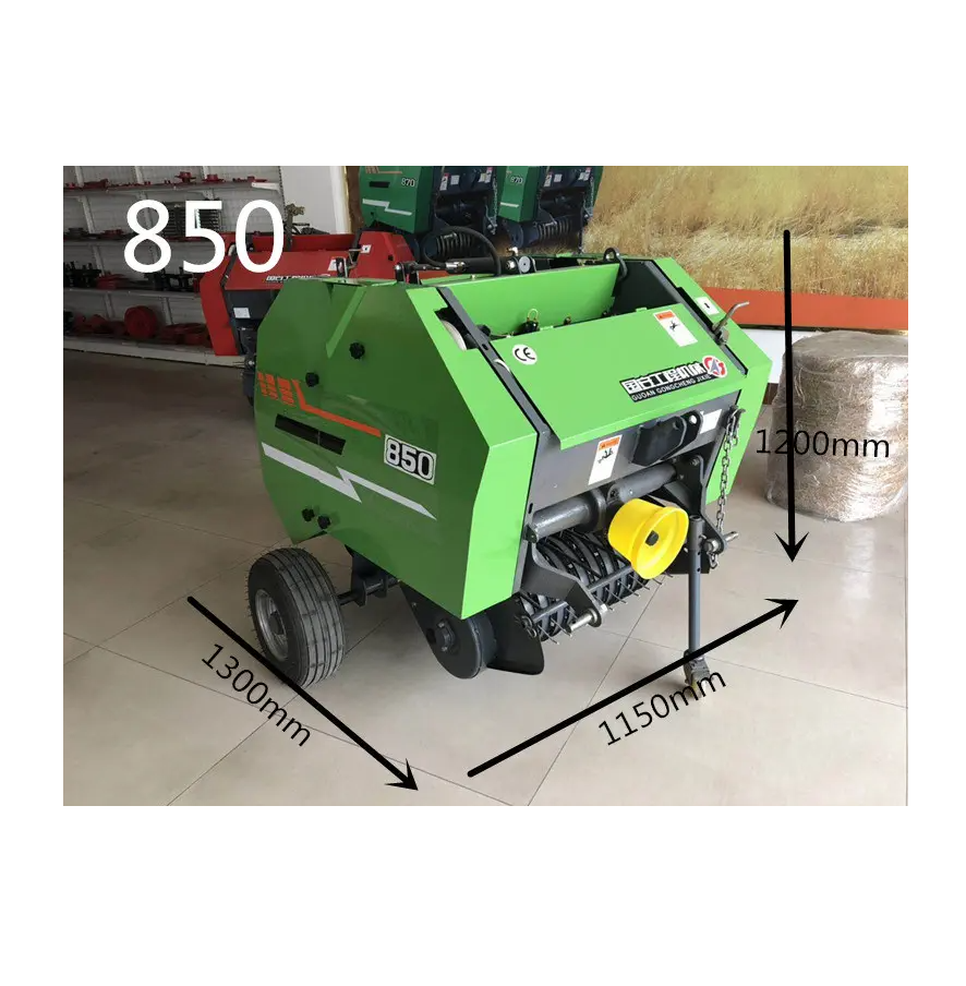 Multifunction Factory Price Corn Machine Roll Hay Baler round Straw  Round Haybaler 850,870,1070,1090 Baler for Sale