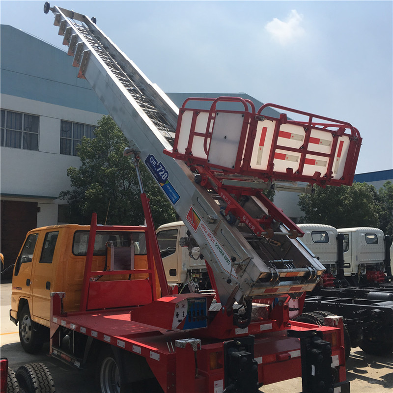 Buy 22m truck/ mounted aerial platform work with cherry picker/aerial lift crane truck From FRANCE shipping worldwide