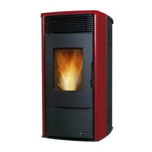 Automatic feeding wood pellet stove with large heat output and temperature control function