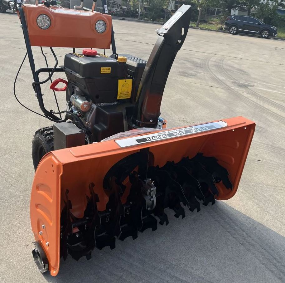 Electric Start Hand Push Self-Propelled Snow Removal Blower Equipment 3 Point Gas Snow Sweeper