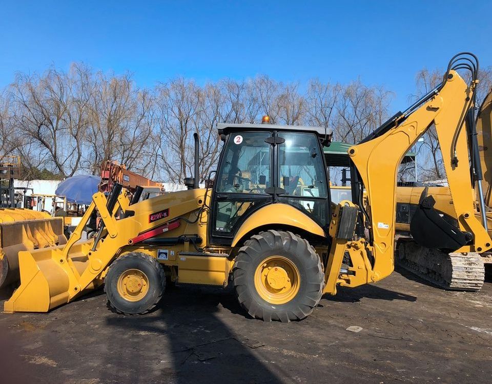 High Quality 4x4 CAT 420F Used Backhoe for Sale /Used CATERPILLAR 420F Backhoe Loader with Cheap Price