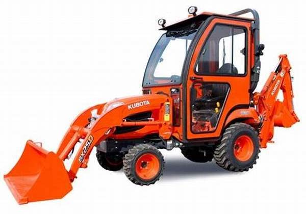 Tractor Backhoe Kubota Small Garden Tractor Used Front End Loader Backhoe With SD Sunco 4 In 1 Buc