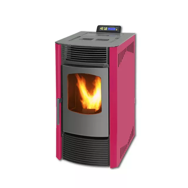 9KW cheap Uk made wood pellet stove, cast iron wood burning stove for sale