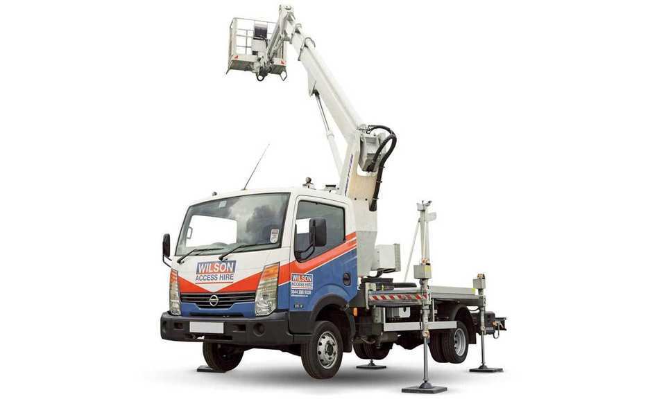 Buy quality Folding Arm Mounted Truck/ Aerial Work Platform Skylift Cherry Picker Truck/ for sale