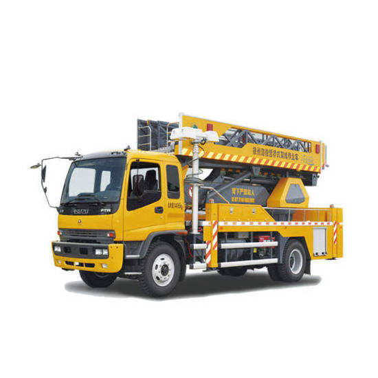 Buy quality Folding Arm Mounted Truck/ Aerial Work Platform Skylift Cherry Picker Truck/ for sale