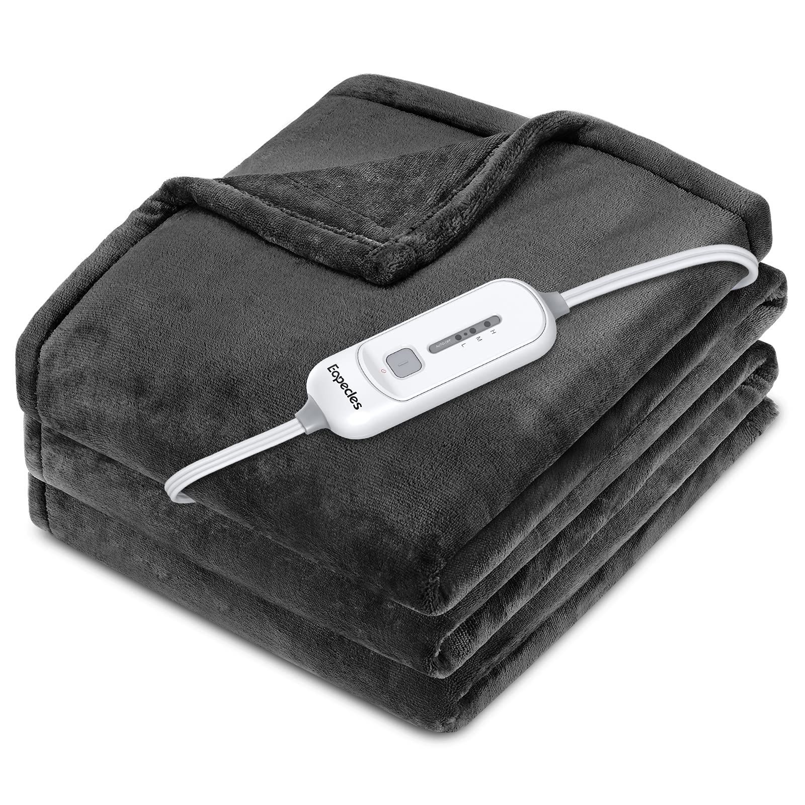 Electric Heating Blanket 120cm Size 120W Plain Winter Travel Technics Switch Off Double Side Extra Soft