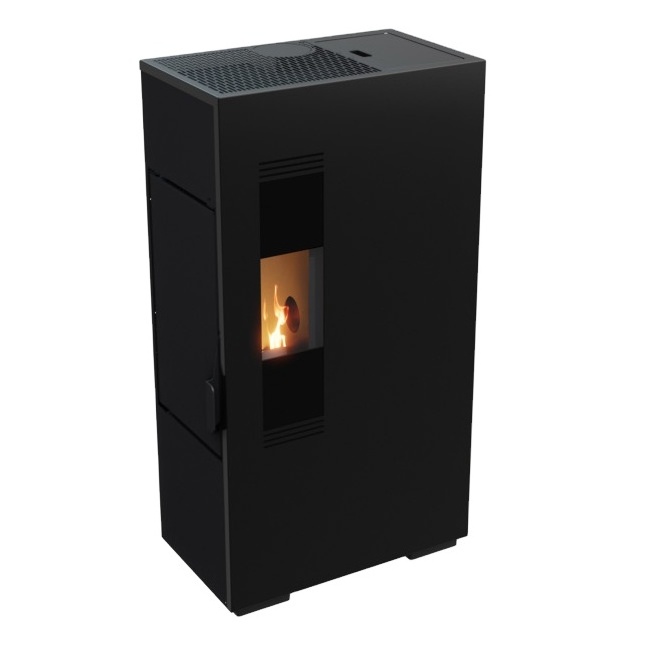 Eco-Friendly Made In Italy European Minimalist Home Domestic Indoor Electric Wood Pellet Stove