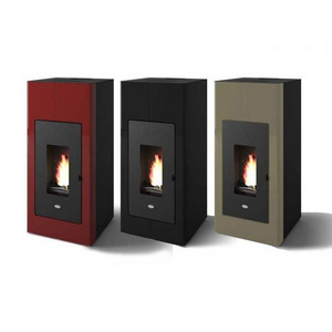 Premium Wood Pellet Stove/ Modern Design Wood Burning Stove with Oven Cast Iron