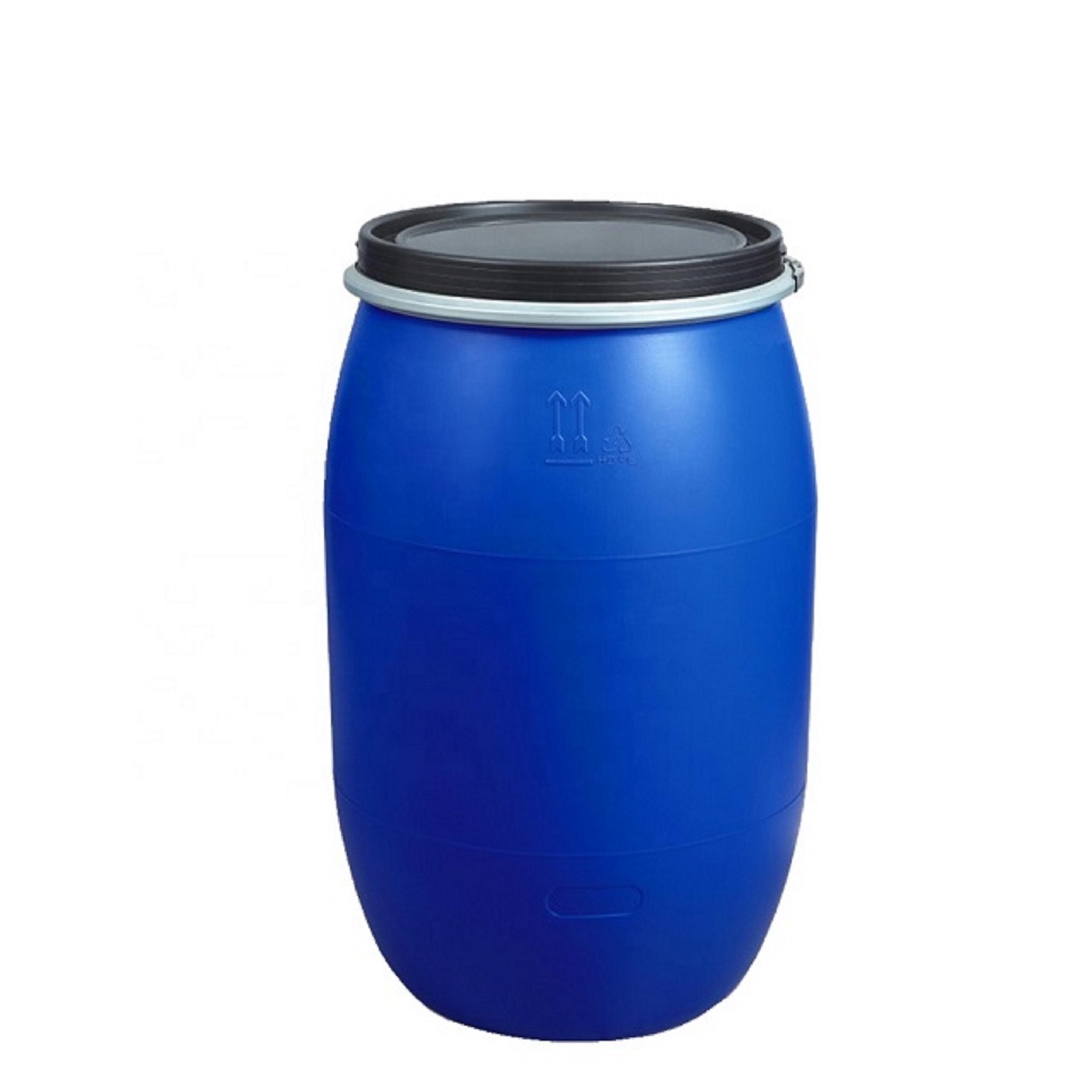 220 Littre 55 Gallon Empty Food Grade Blue Plastic Drums for Sale For Industrial Capacity 200-250 liters 210L Plastic Barrel