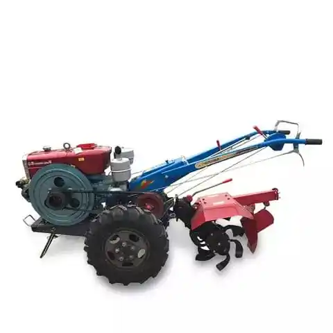 Hot Multi Two wheel mini farm tractor two wheels 8hp-20hp small hand walking tractor for best price