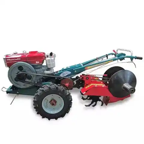 Hot Multi Two wheel mini farm tractor two wheels 8hp-20hp small hand walking tractor for best price