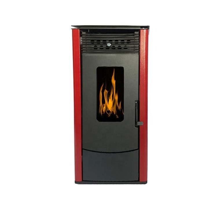 High Quality indoor cast iron modern wifi wood burning pellet stove for sale