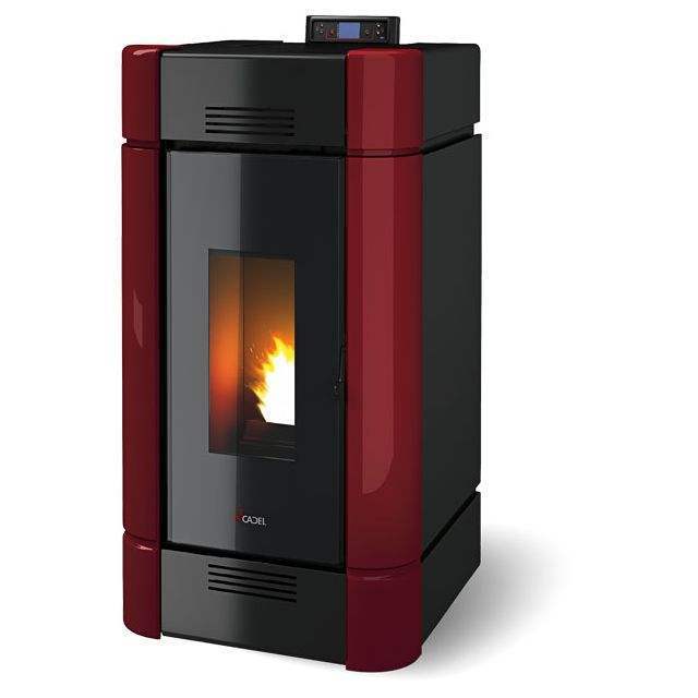 Premium Wood Pellet Stove/ Modern Design Wood Burning Stove with Oven Cast Iron