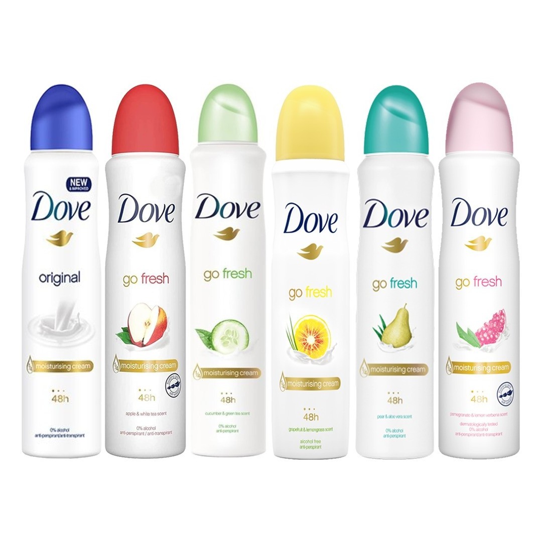 Buy wholesale  Dove Fresh Anti-Perspirant Deodorant Spray 150ml With Moisturizing Cream For 48 Hours