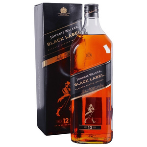 Hot trend blended malt whiskey 700ml spirits 40% capacity liquor factory supplier BLACK LABEL WHISKY