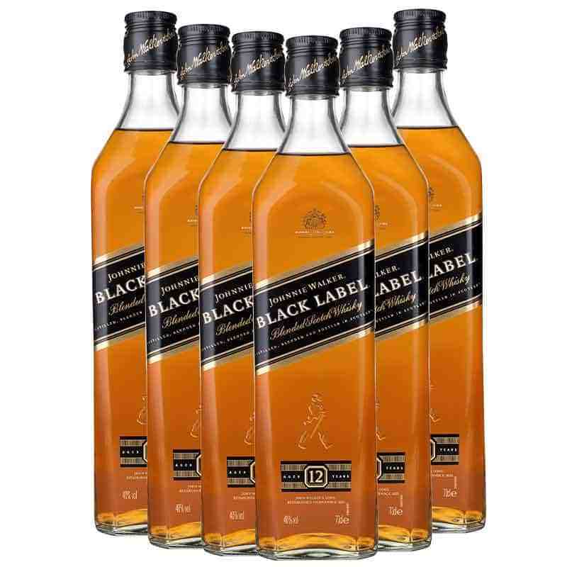 Hot trend blended malt whiskey 700ml spirits 40% capacity liquor factory supplier BLACK LABEL WHISKY