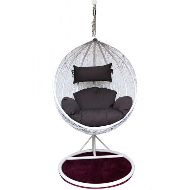 Wholesale Hanging Egg Chair Patio Swing Chair With Stands Outdoor Furniture Rattan Patio Swings