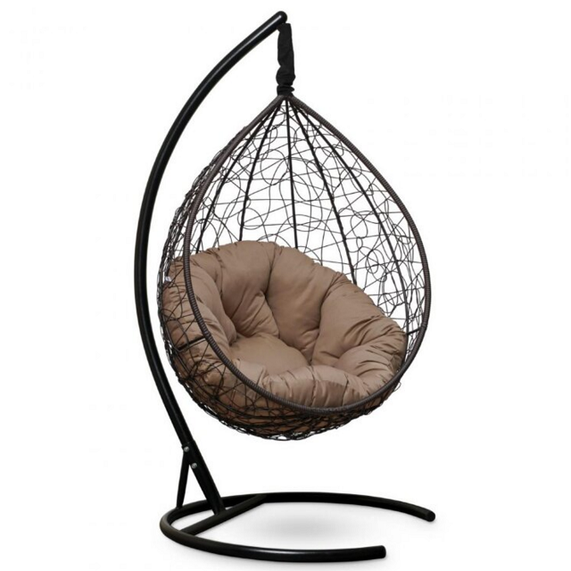 Cheap Round Balcony Garden Swing Chair Outdoor Furniture Patio Swings Hanging Rattan Egg Chair