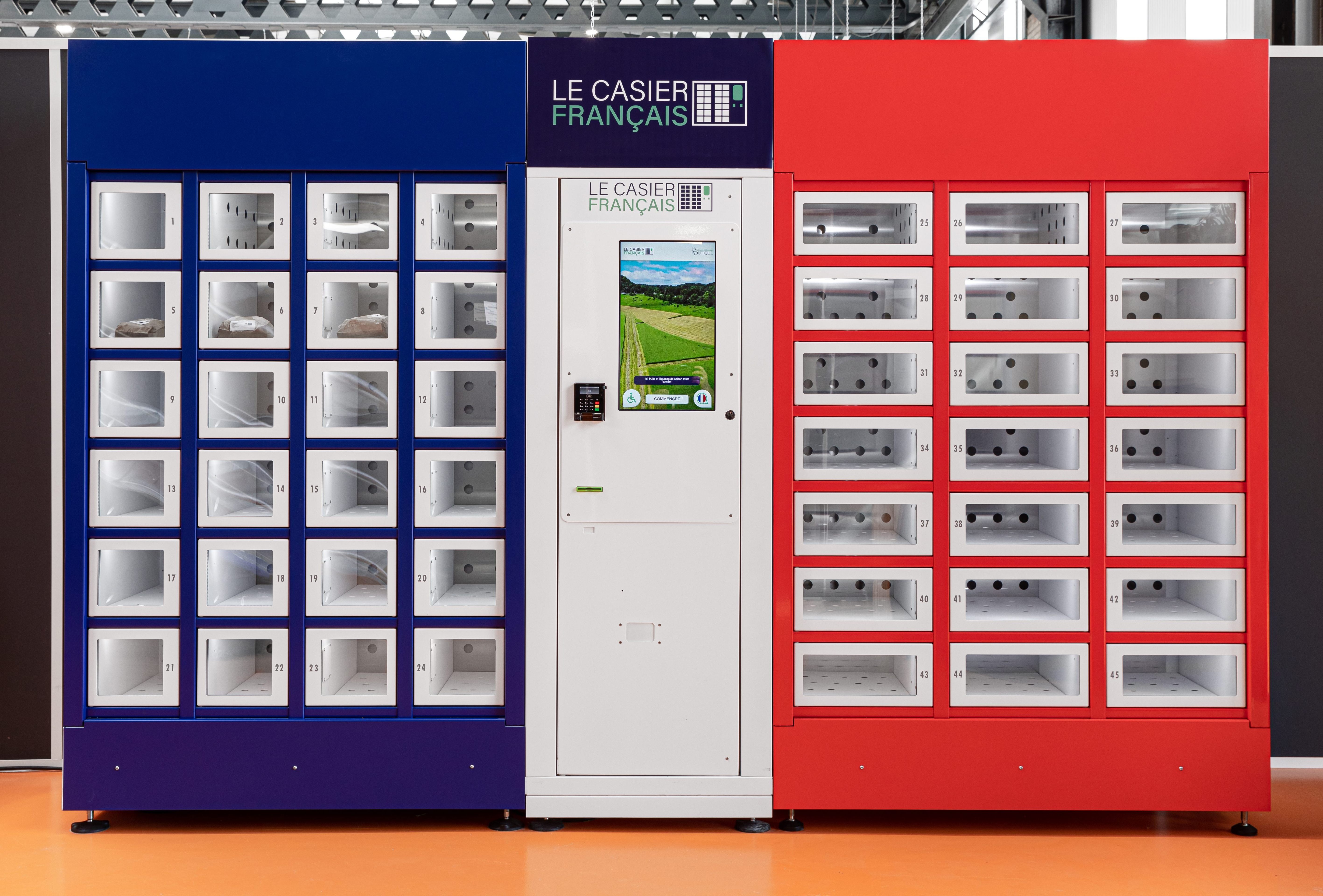 High End 24 Hours Self-service 100% inox White Convenient Locker Red Vending Machine For Export