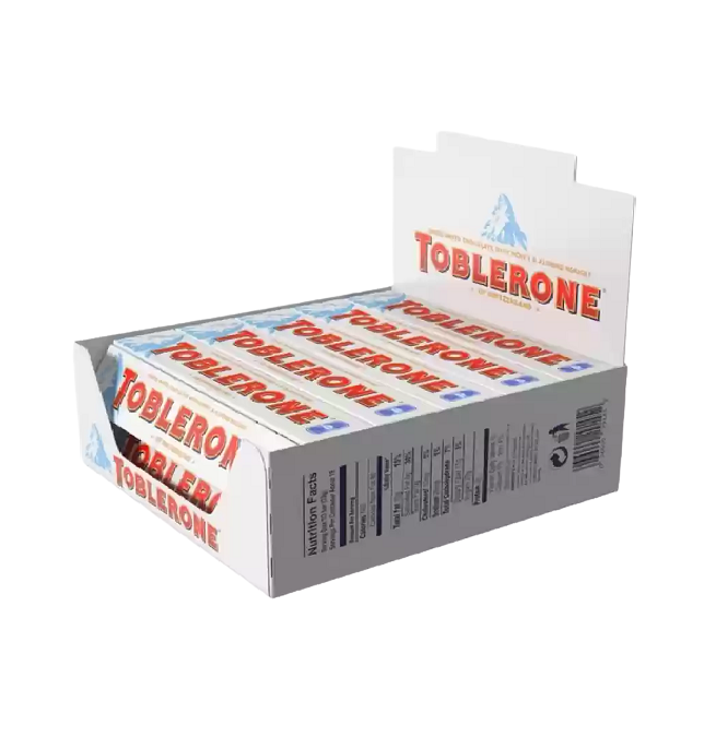 Buy Toblerone Milk Chocolate Bar OFFICIAL, made with Swiss Milk Chocolate at Wholesale price