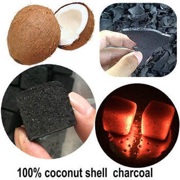 COCONUT SHISHA CHARCOAL AND HISHA HOOKAH FROM VIETNAM