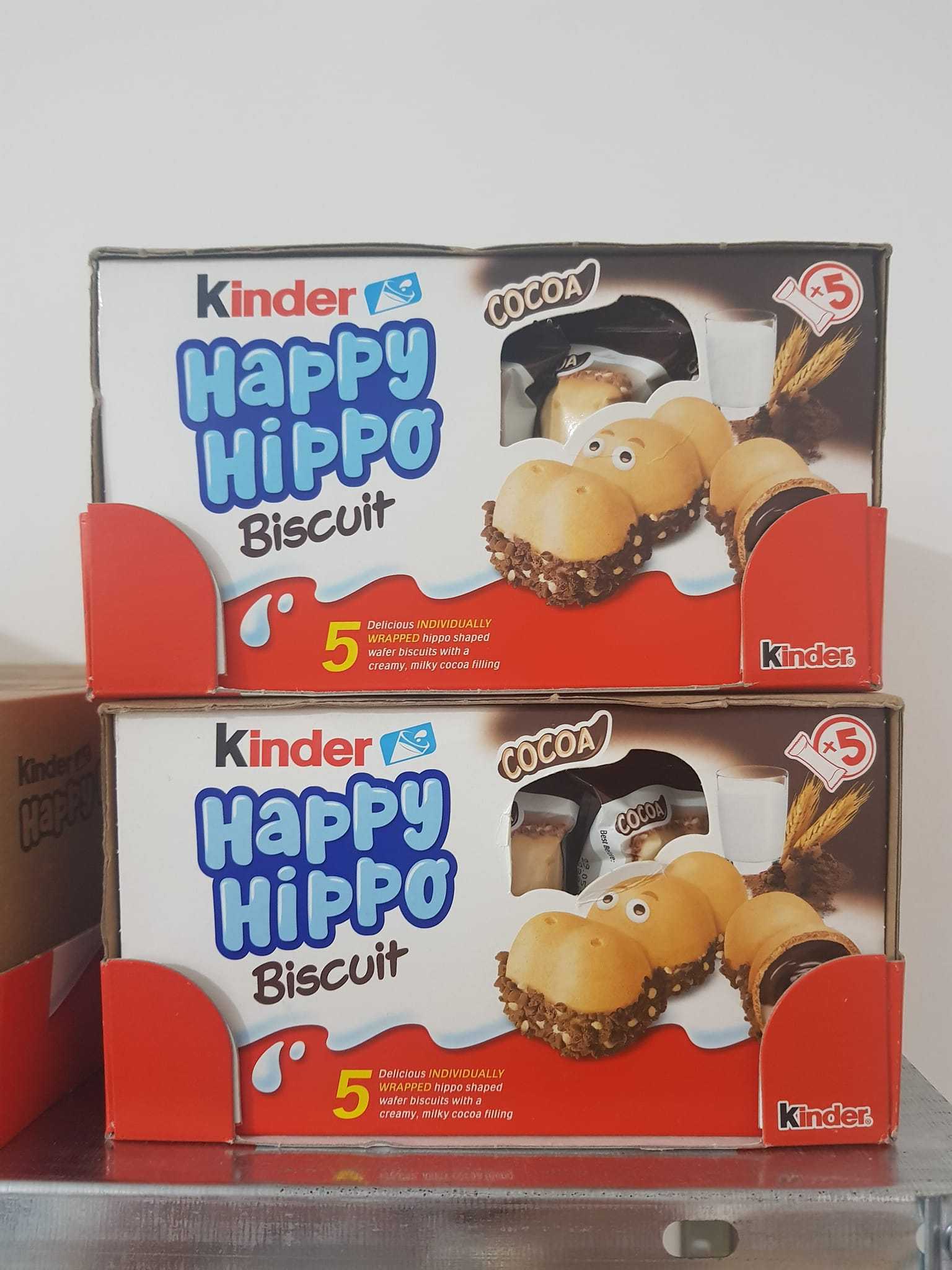 Kinder Happy Hippo chocolate-filled biscuits in bulk