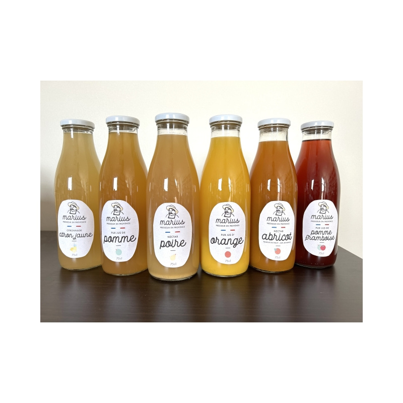 Marius Fruit Juice Provence France Brand Ready To Drink Delicious  Pure Apple Juice For Export