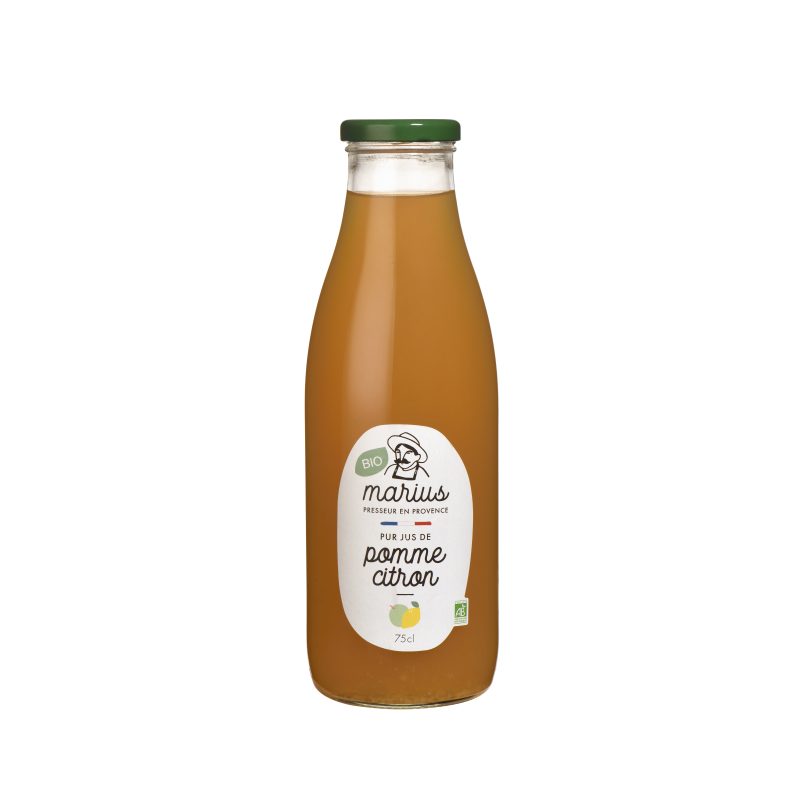 Marius Fruit Juice Provence Factory Direct Sale Pasteurization Pure Organic Lemon Apple Juice